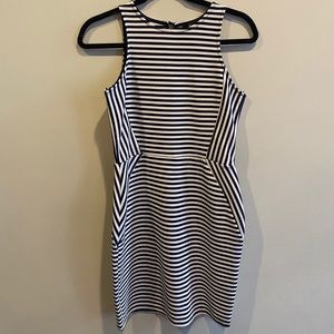 Striped mini dress